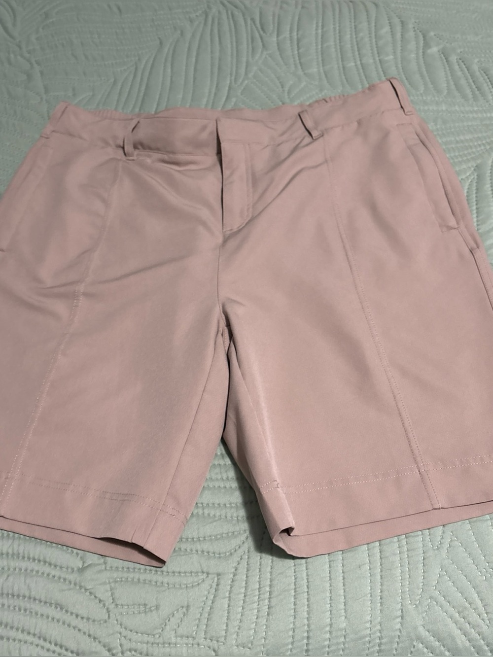 32 Degrees Cool Women’s Shorts 10 Tan Stretch Performance Pockets Casual Golf